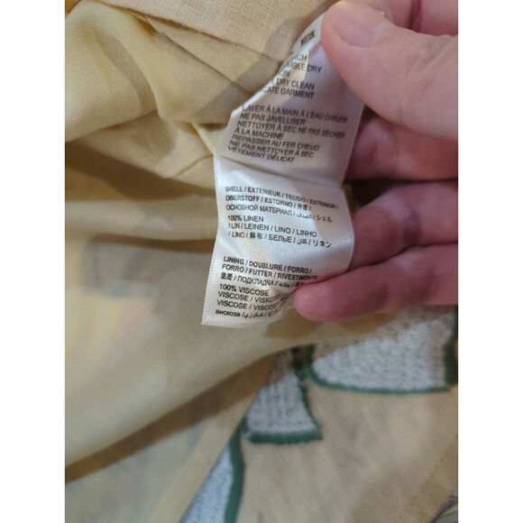 Farm Rio Embroidered Fruit Linen Skirt NWT - Picture 4 of 6